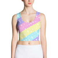 Cosmic Rainbow Crop Top - Thumbnail 21