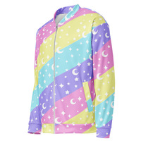 Cosmic Rainbow Unisex Bomber Jacket - Thumbnail 14