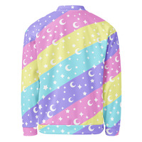 Cosmic Rainbow Unisex Bomber Jacket - Thumbnail 15