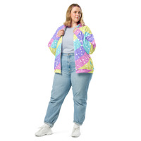 Cosmic Rainbow Unisex Bomber Jacket - Thumbnail 18