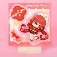 Genshin Impact - Fashion Icon / Guide to Afterlife Hutao Photocard and Standee- Set of 2! Perfect Gift for Hutao Lovers! - Thumbnail 4