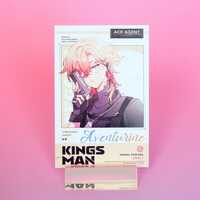 Honkai: Star Rail - Kingsman - Aventurine Photocard Set - Set of 2 - Feat. Original Art - Perfect for Aventurine Fans! - Thumbnail 2
