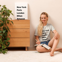 New York Paris London Milan Amazon t-shirt Unisex - Thumbnail 1