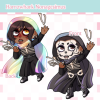 The Locked Tomb 2.5" Rainbow Acrylic Keychains - Thumbnail 5