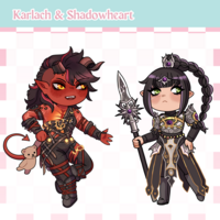 Baldur's Gate 3 2.5" Rainbow Acrylic Charms - Thumbnail 2