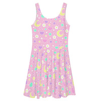 Magical Spring Pink Skater Dress - Thumbnail 11