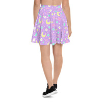 Magical Spring Purple Skater Skirt - Thumbnail 6