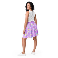 Magical Spring Purple Skater Skirt - Thumbnail 9