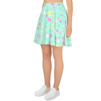 Magical Spring Mint Skater Skirt - Thumbnail 2