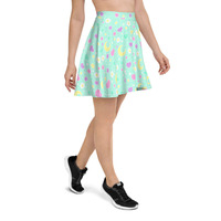 Magical Spring Mint Skater Skirt - Thumbnail 4