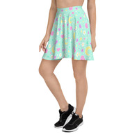 Magical Spring Mint Skater Skirt - Thumbnail 5