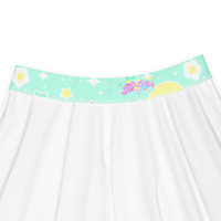 Magical Spring Mint Skater Skirt - Thumbnail 7