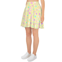 Magical Spring Yellow Skater Skirt - Thumbnail 2