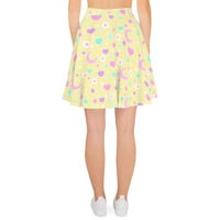 Magical Spring Yellow Skater Skirt - Thumbnail 3