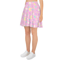 Magical Spring Pink Skater Skirt - Thumbnail 2