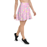 Magical Spring Pink Skater Skirt - Thumbnail 4