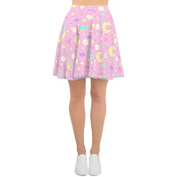 Magical Spring Pink Skater Skirt - Thumbnail 14
