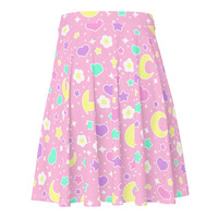 Magical Spring Pink Skater Skirt - Thumbnail 15