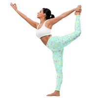 Magical Spring Mint Yoga Leggings - Thumbnail 3