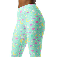 Magical Spring Mint Yoga Leggings - Thumbnail 9