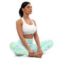 Magical Spring Mint Yoga Leggings - Thumbnail 16