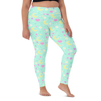 Magical Spring Mint Yoga Leggings - Thumbnail 23