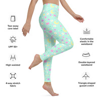 Magical Spring Mint Yoga Leggings - Thumbnail 24