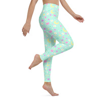 Magical Spring Mint Yoga Leggings - Thumbnail 38