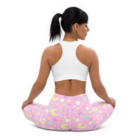 Magical Spring Pink Yoga Leggings - Thumbnail 5