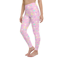 Magical Spring Pink Yoga Leggings - Thumbnail 39