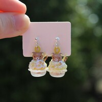 Rilakkuma honey parfait charm OR earrings - Thumbnail 4