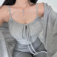 Tie Top Bow Camisole - Thumbnail 1