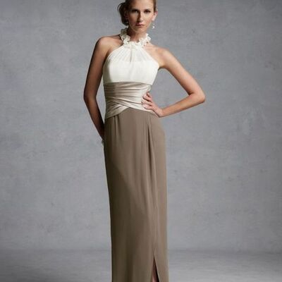 Simple mother of bride/ groom dress sheath evening formal gowns prom dress