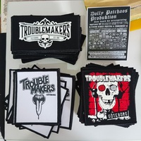 ONE Custom Patch / Back Patch, small batches, screenprinted / DTF, Patches for Jackets, Businesses, Companies, Bands & Clothing - Thumbnail 1