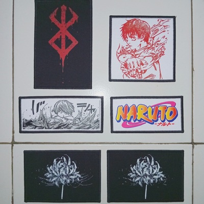 One custom patch / back patch, small batches, screenprinted / dtf, patches for jackets, businesses, companies, bands & clothing