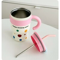 1200ML Stainless Steel Tumbler Mug With Lid And Straw - Thumbnail 2
