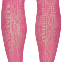 Nodress Red Velvets Bow Rosy High Socks - Thumbnail 5