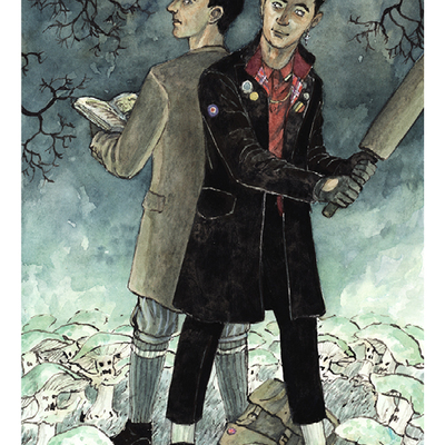 Dead boy detectives a4 artprint: "mushrooms"