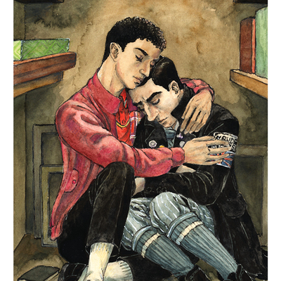 Dead boy detectives a4 artprint: "it does not stop"