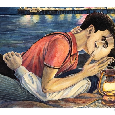 Dead boy detectives a4 artprint: "brighton beach"