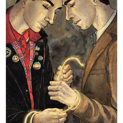 Dead boy detectives a4 artprint: "binding spell"