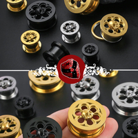 SKULL ROSETTE STEEL TUNNEL [ONE] - Thumbnail 3