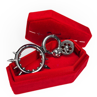 SKULL ROSETTE STEEL TUNNEL [ONE] - Thumbnail 1