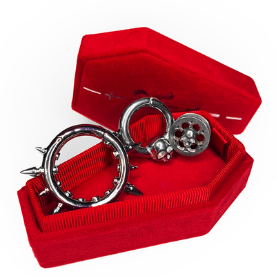 Skull rosette steel tunnel [one]