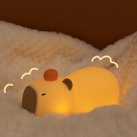 Lazy Capybara Silicone Lamp Night Light - Thumbnail 1