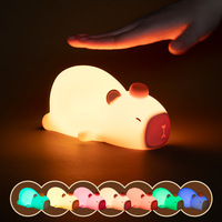 Lazy Capybara Silicone Lamp Night Light - Thumbnail 2