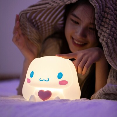 Kawaii cinnamoroll silicone lamp night light