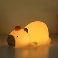 Lazy Capybara Silicone Lamp Night Light - Thumbnail 8