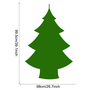 Unique Felt Christmas Tree for Kids - DIY Christmas Decoration with 33 Ornaments - Perfect for Festive Fun!-4