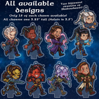 PREORDER: BG3 Acrylic Charms - Thumbnail 1
